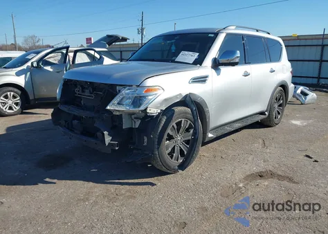 2018 Nissan Armada Platinum from USA, damaged, VIN JN8AY2NF4J9331493